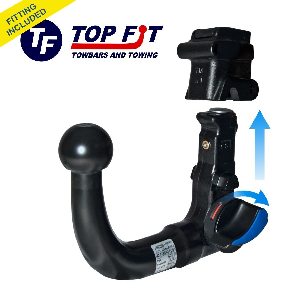 7pin El for Ford Ecosport 2-4WD 822 50 14 on Tow Bar 093_B1 Detachable Towbar